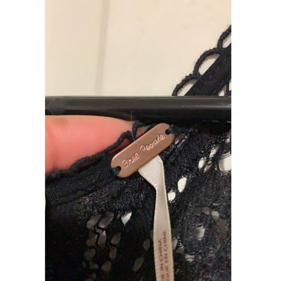 Free People Black Lace Skater Dress - Picture 3 of 3